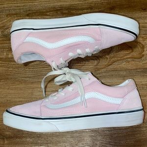 Vans Old Skool Pink & White